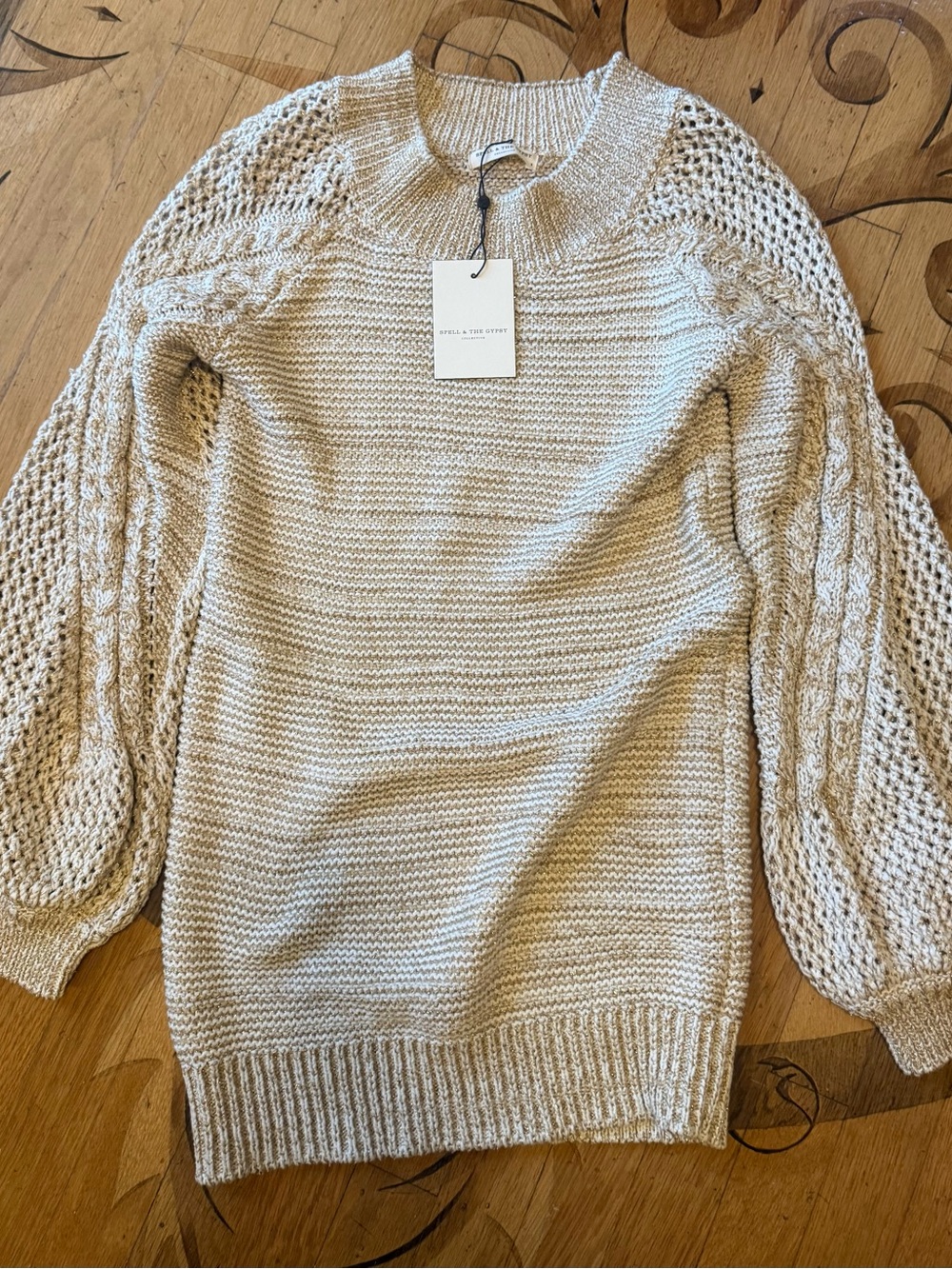 Spell Carmen knit dress